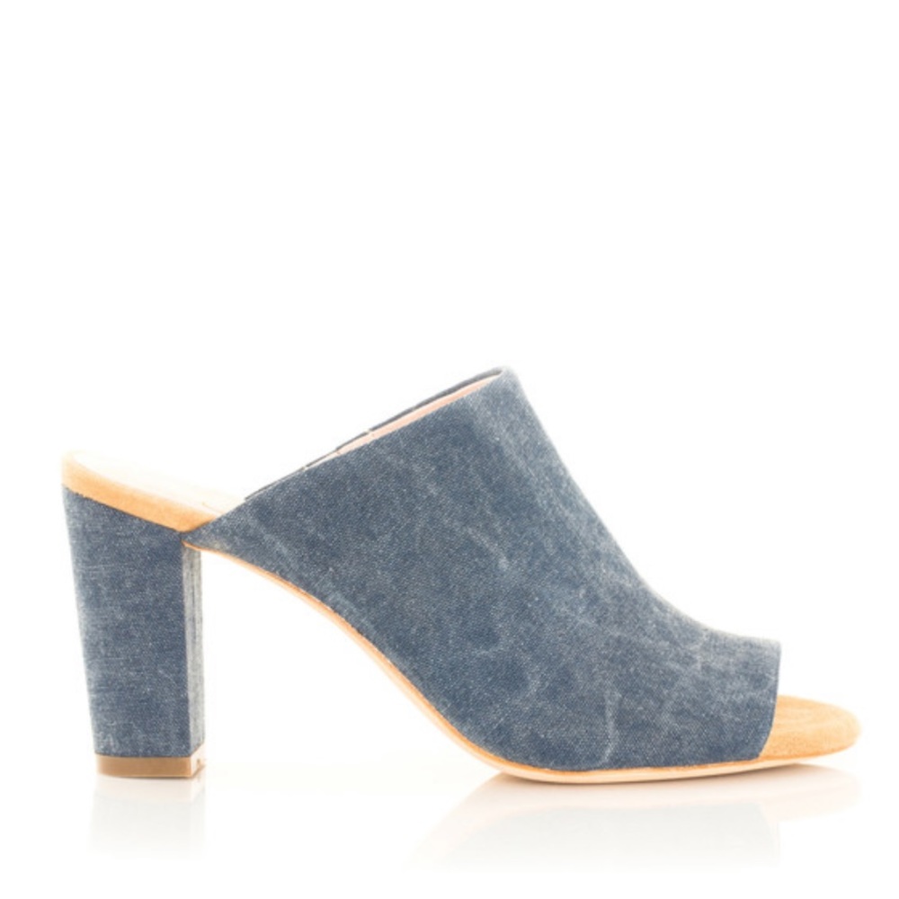 Charlotte Stone denim heels - Picture 2 of 15